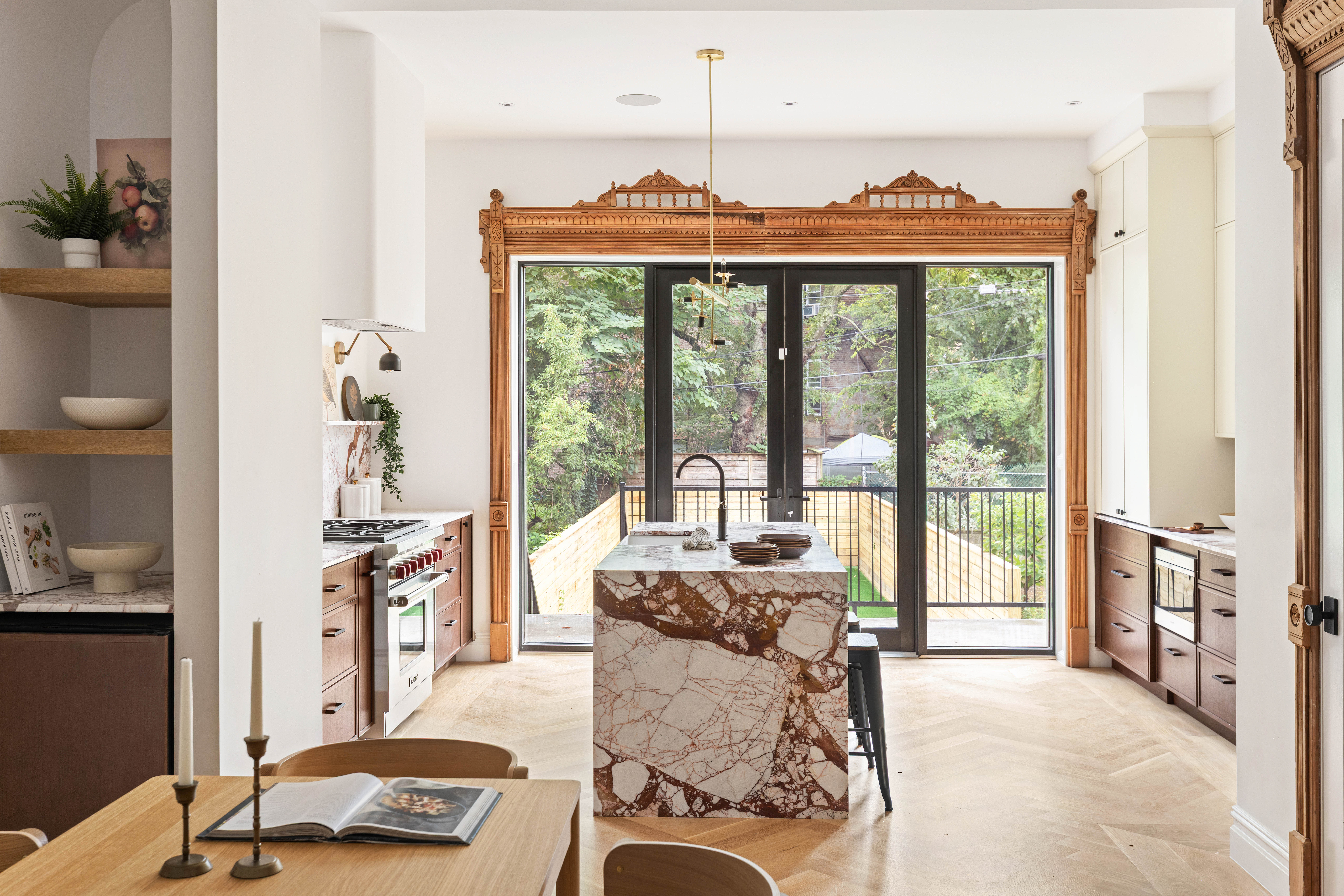 640 Prospect Place Brooklyn, NY 11216 - Photo 4 of 17 a living room with furniture and a floor to ceiling window