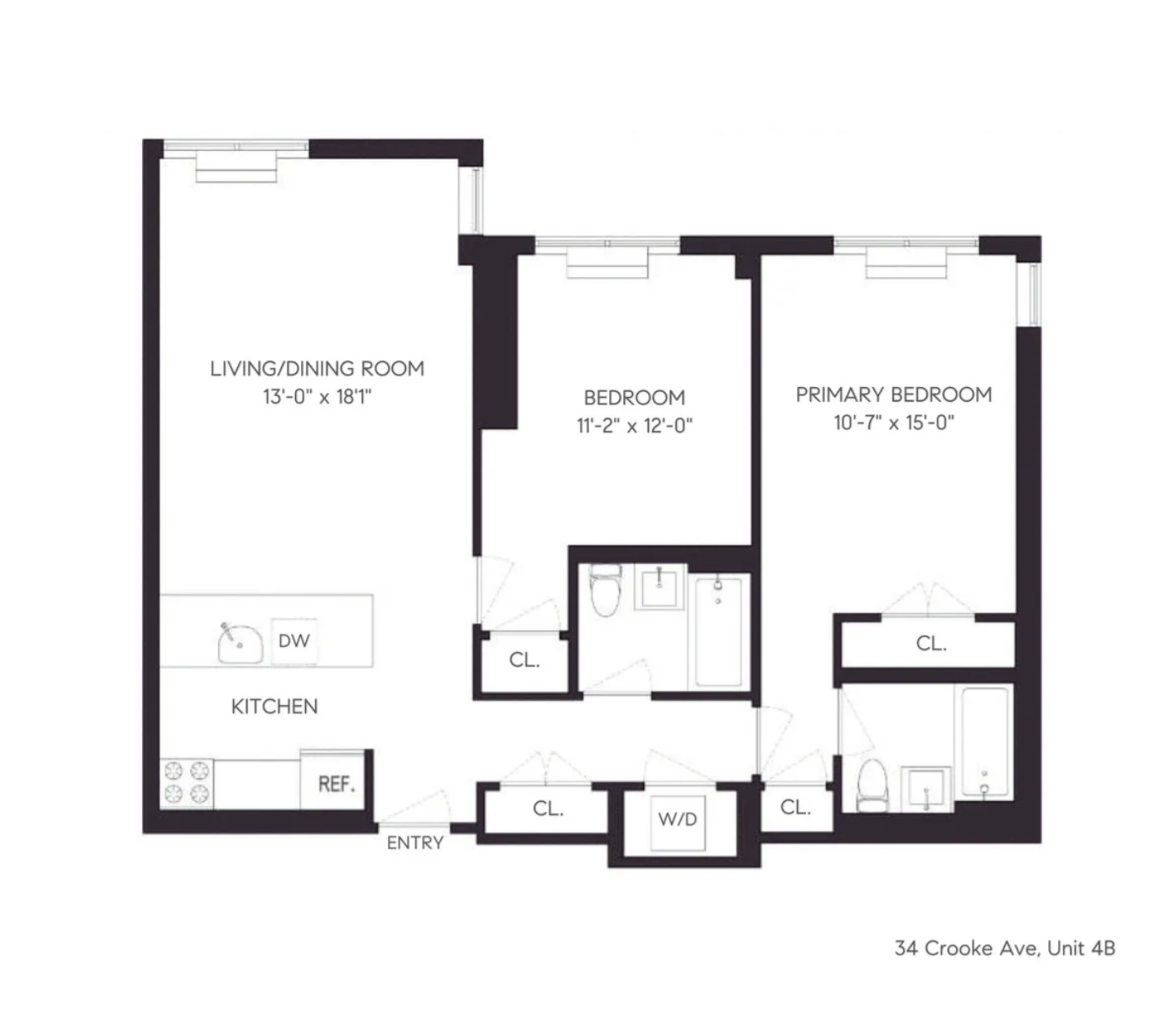 34 Crooke Avenue, Unit 4B Brooklyn, NY 11226 - Photo 12 of 12 unknown