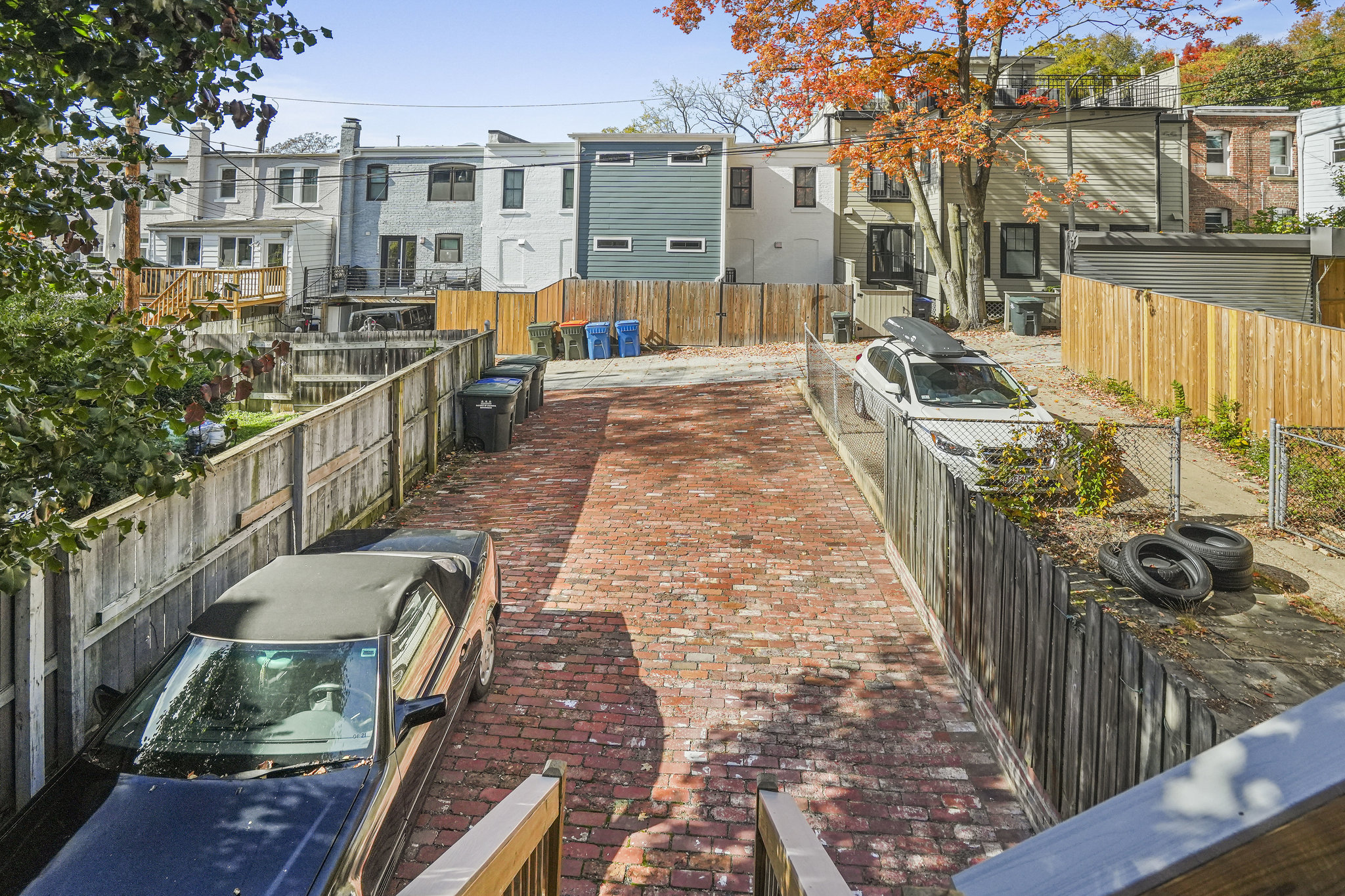 1920 35th Street Northwest Washington, DC 20007 - Photo 51 of 54 a view of a balcony with wooden floor