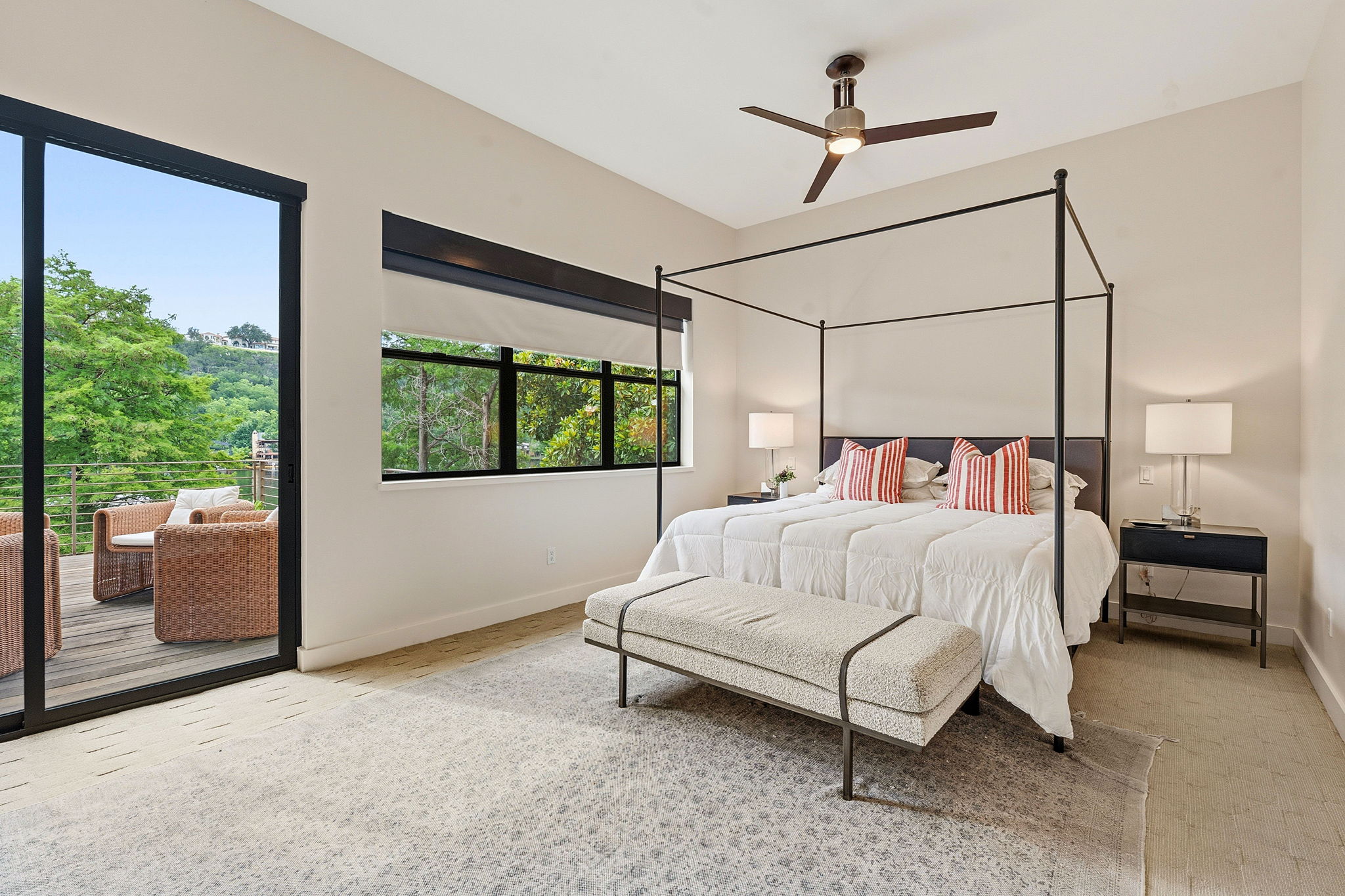 3605 Robbins Road Austin, TX 78730 - Photo 21 of 51 a bed room with a bed and a couch