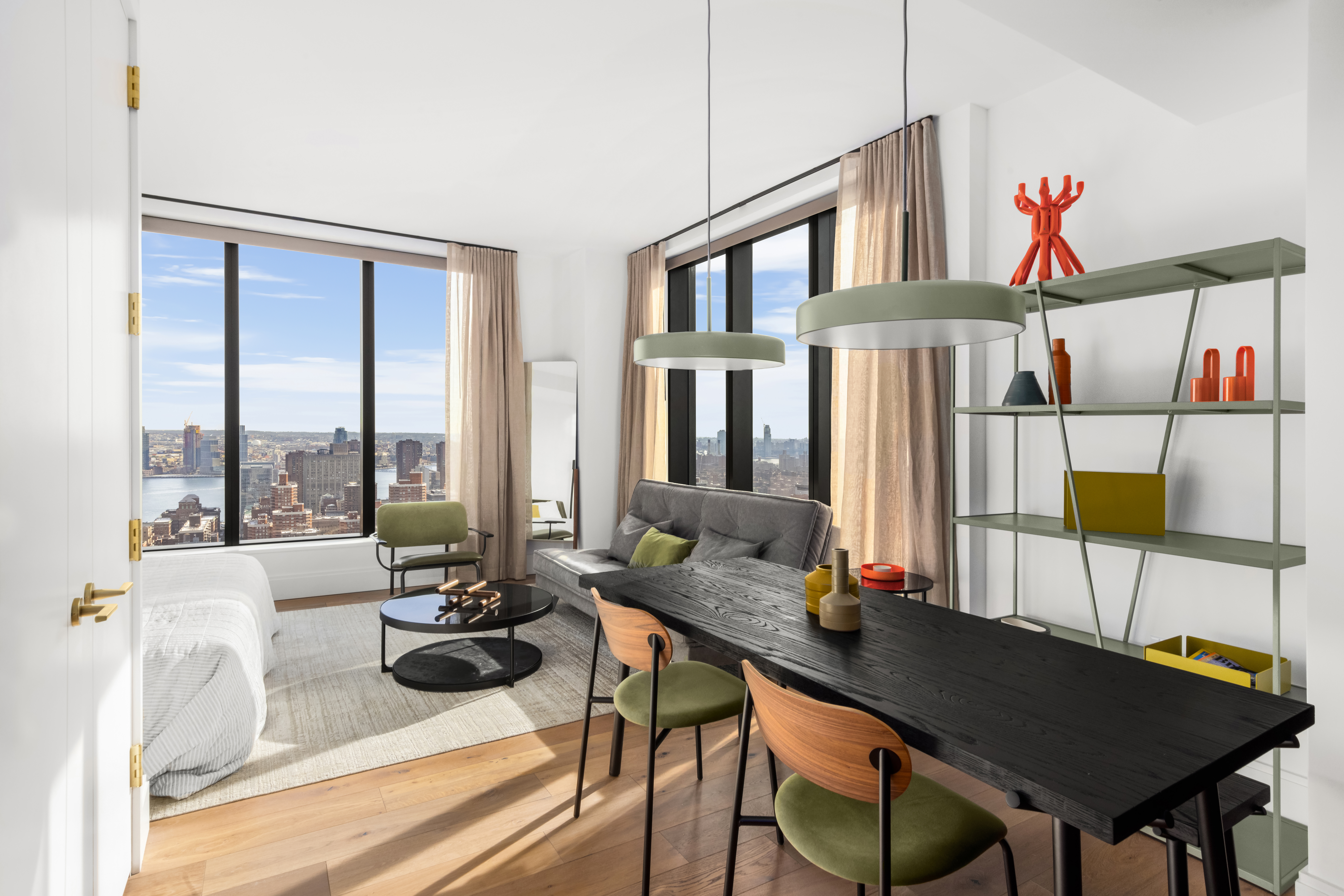 30 East 29th Street, Unit 36D Manhattan, NY 10016 - Photo 6 of 13 a view of a workspace with furniture and a window