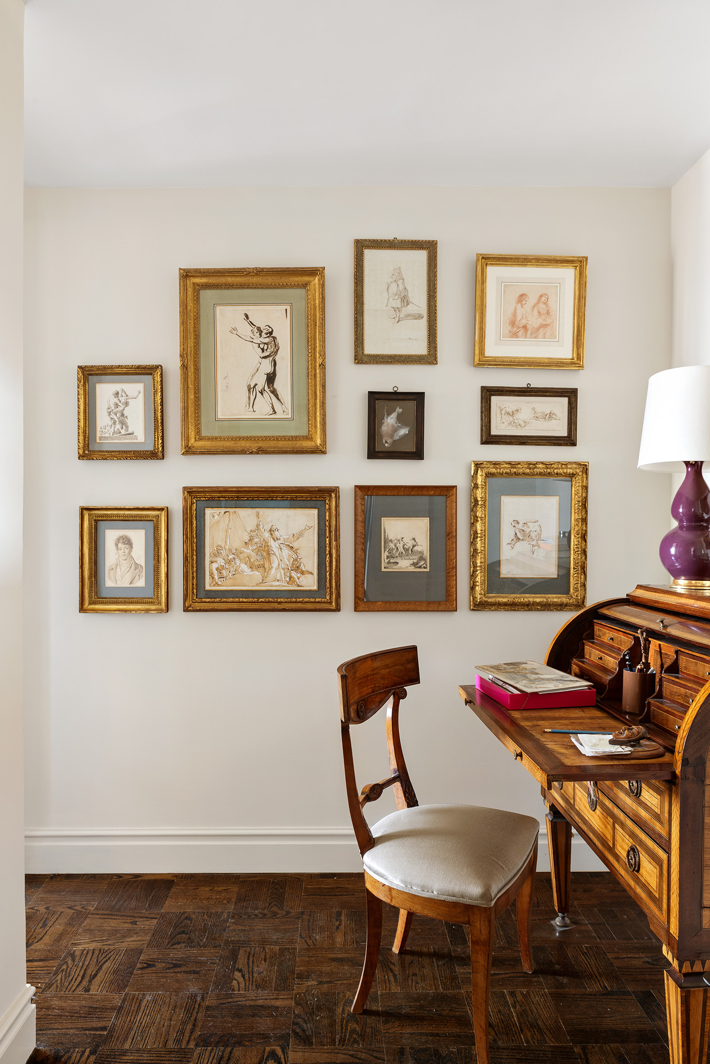 40 East 80th Street, Unit 24A Manhattan, NY 10075 - Photo 6 of 11 a living room with furniture and a wooden floor