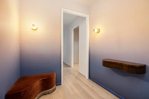 a view of room with walk in closet