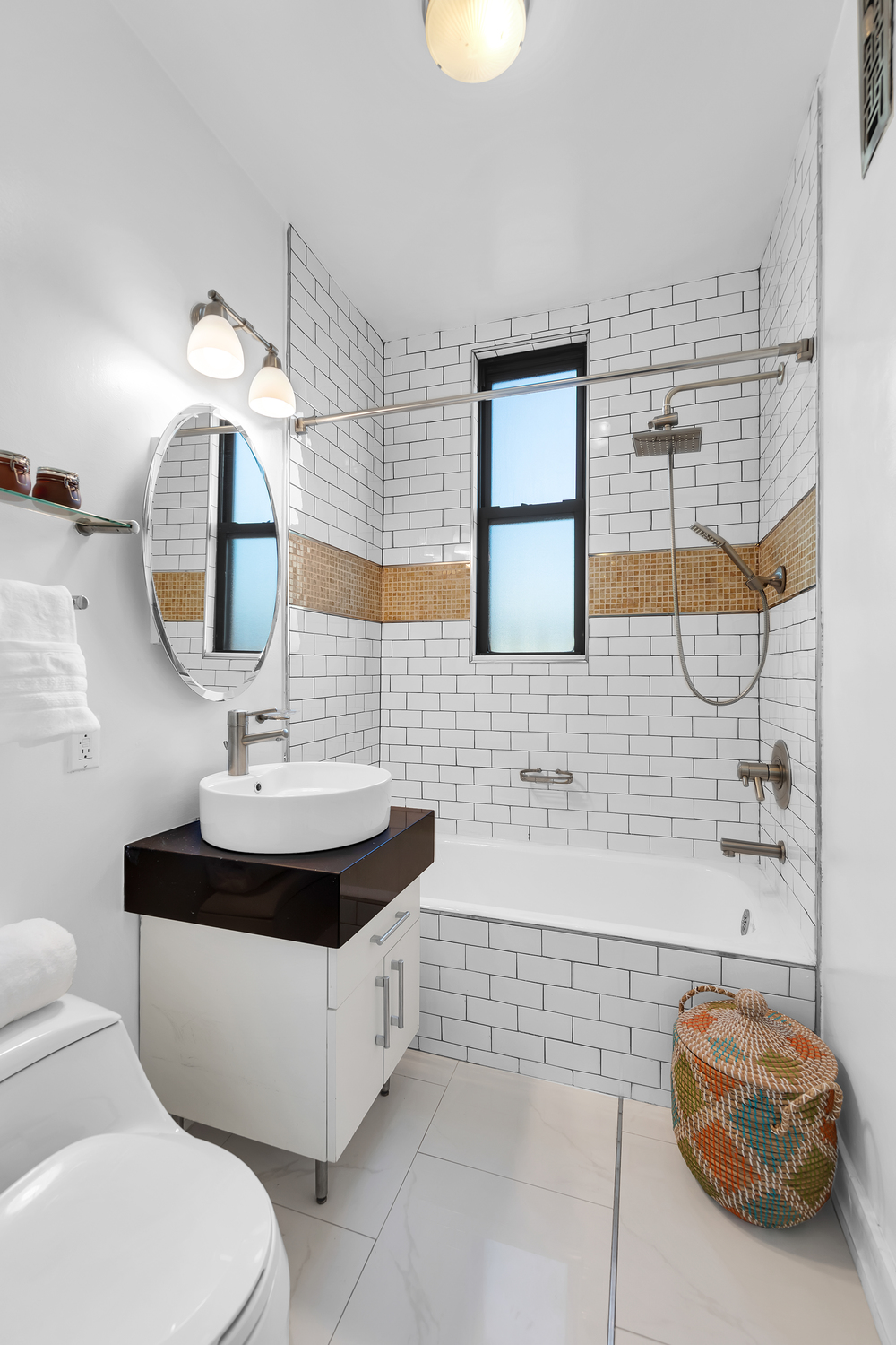 55 West 95th Street, Unit PHE Manhattan, NY 10025 - Photo 8 of 11 a bathroom with a sink and a mirror
