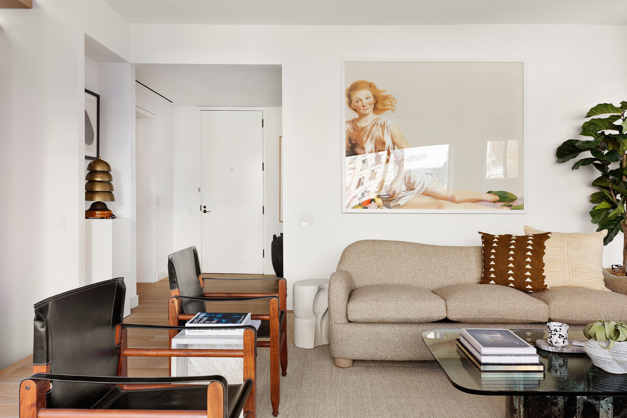 500 West 22nd Street, Unit PHW Manhattan, NY 10011 - Photo 13 of 28 a living room with furniture and a couch