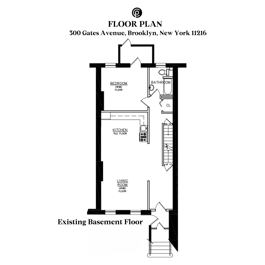 300 Gates Avenue Brooklyn, NY 11216 - Photo 10 of 13 a picture of a floor plan