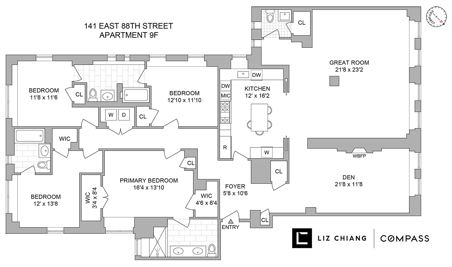 141 East 88th Street, Unit 9F Manhattan, NY 10128 - Photo 14 of 14