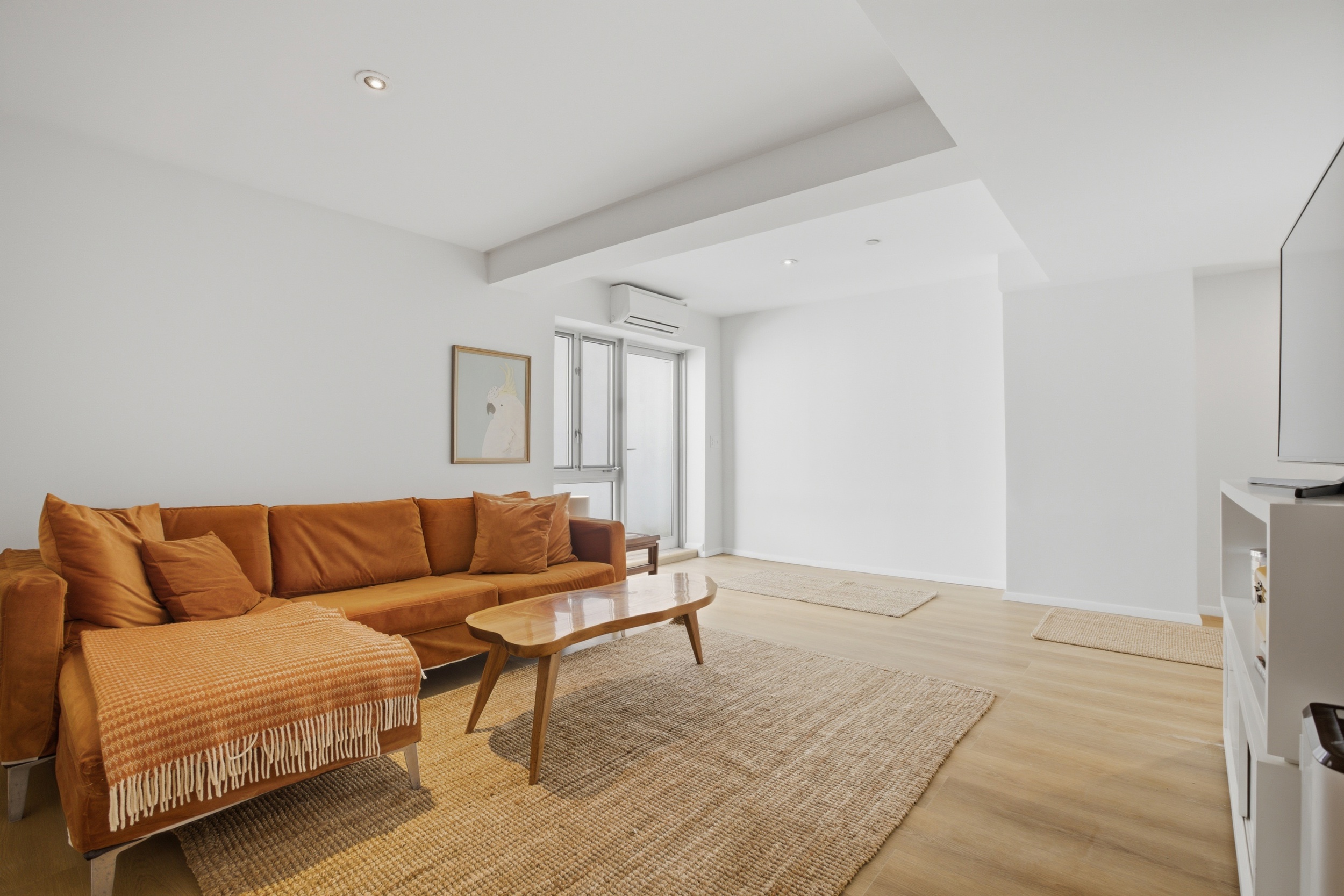 433 Warren Street, Unit 2C Brooklyn, NY 11217 - Photo 13 of 19 a living room with furniture and a rug