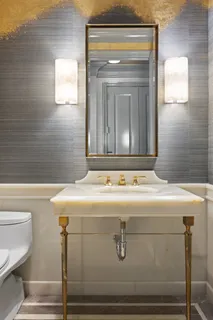 a sink with a washer and dryer