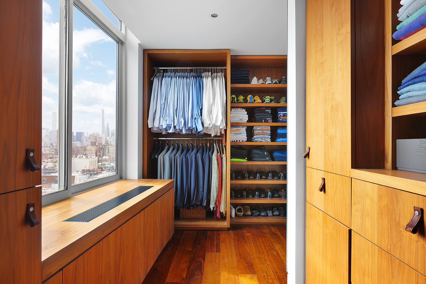 2373 Broadway, Unit PH1 Manhattan, NY 10024 - Photo 24 of 28 a view of walk in closet with clothes and shoes