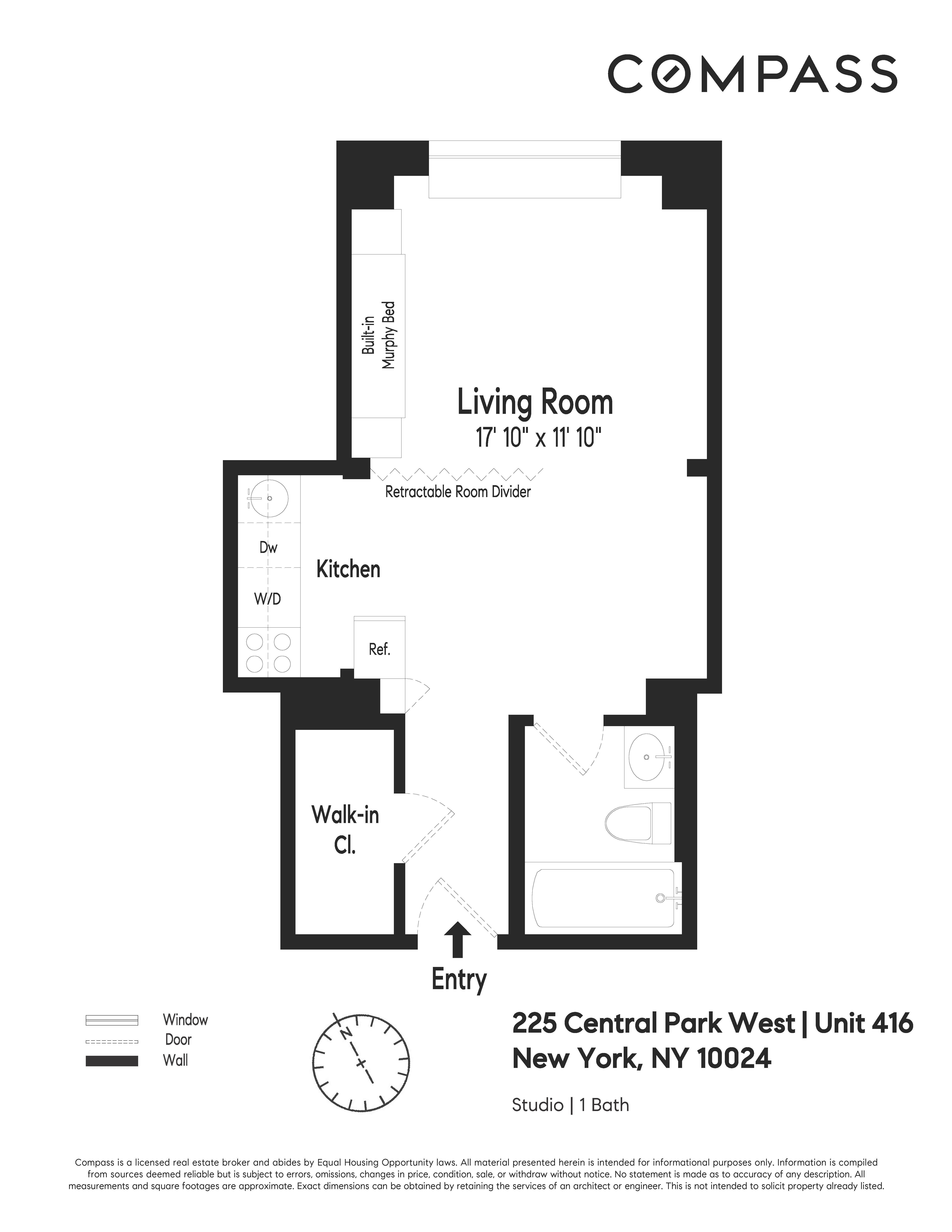 225 Central Park West, Unit 416 Manhattan, NY 10024 - Photo 16 of 16