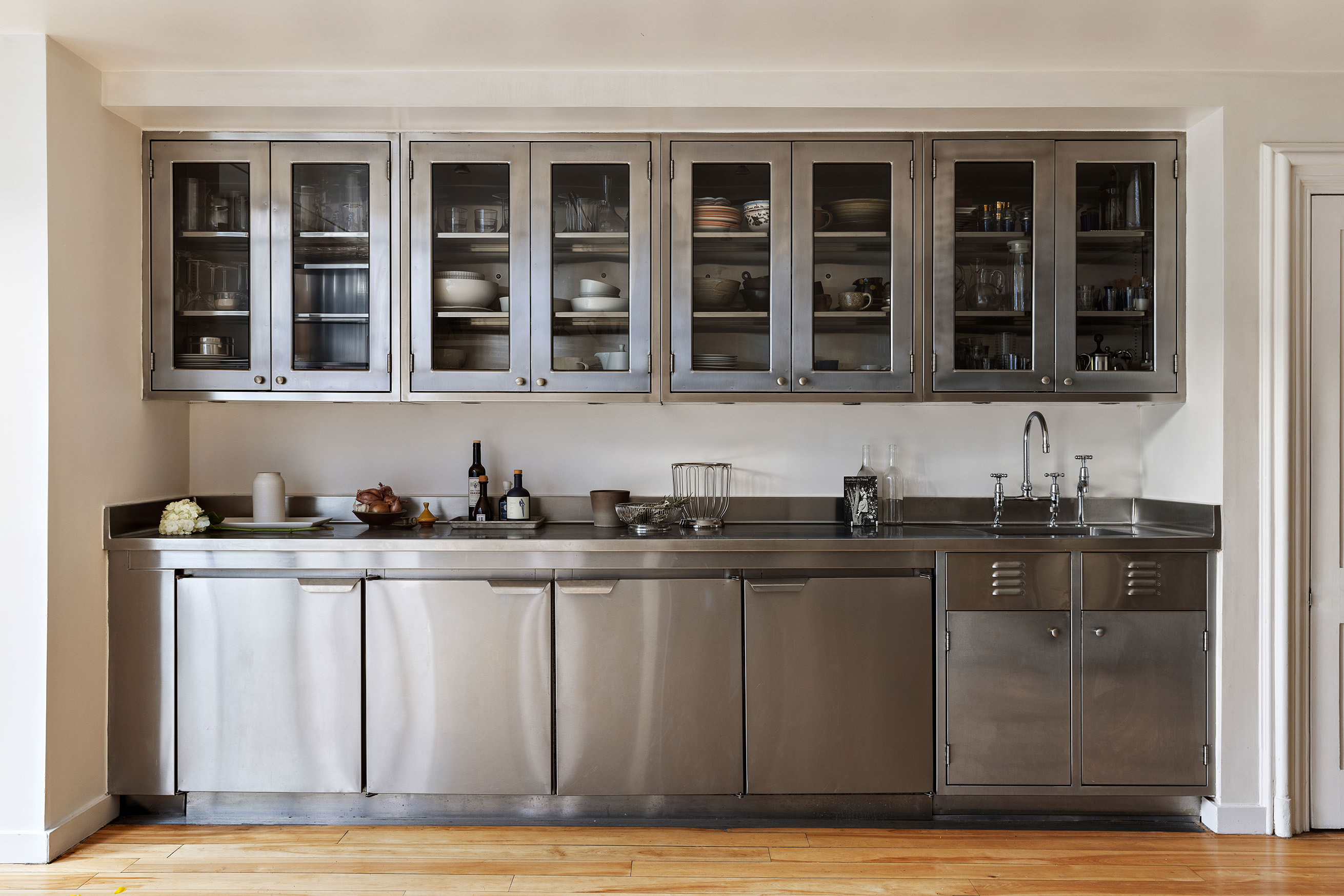 177 Prospect Place Brooklyn, NY 11238 - Photo 13 of 42 a kitchen with stainless steel appliances granite countertop a sink and cabinets