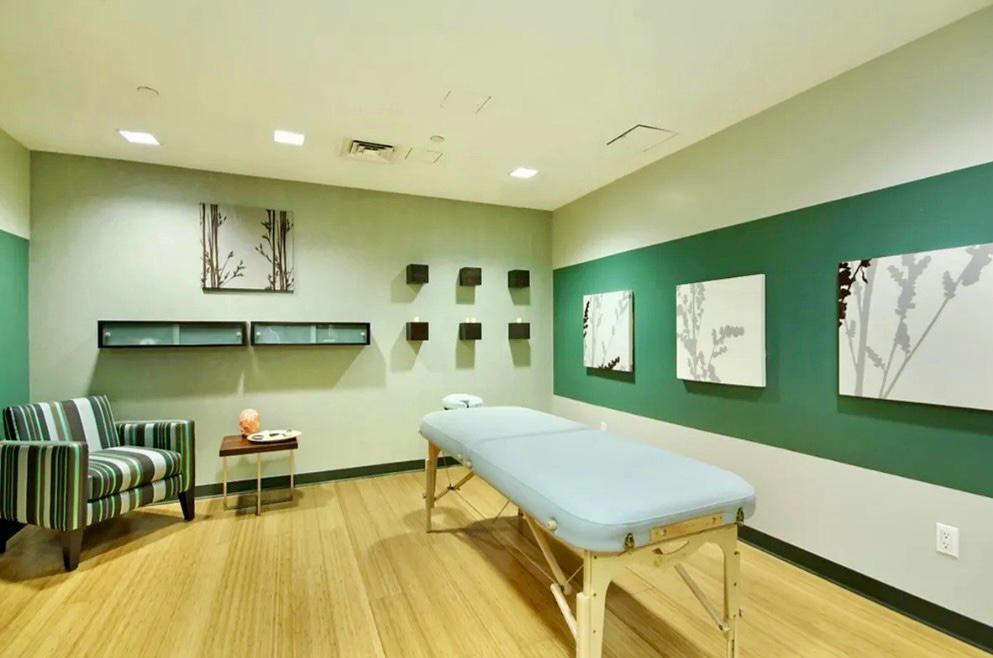 2 Northside Piers, Unit 26C Brooklyn, NY 11249 - Photo 18 of 21 a living room with furniture pool table and paintings on the wall