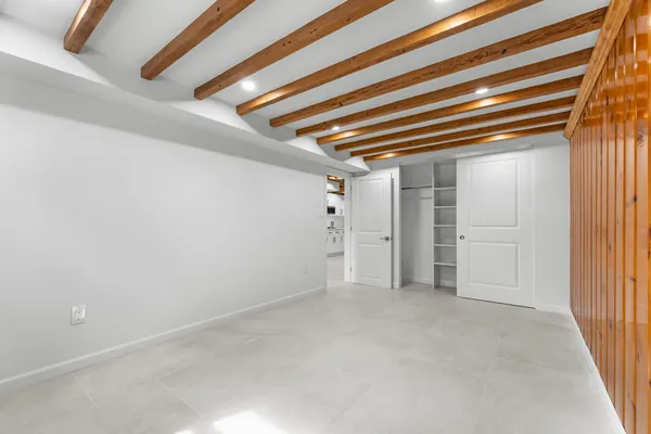 a view of empty room