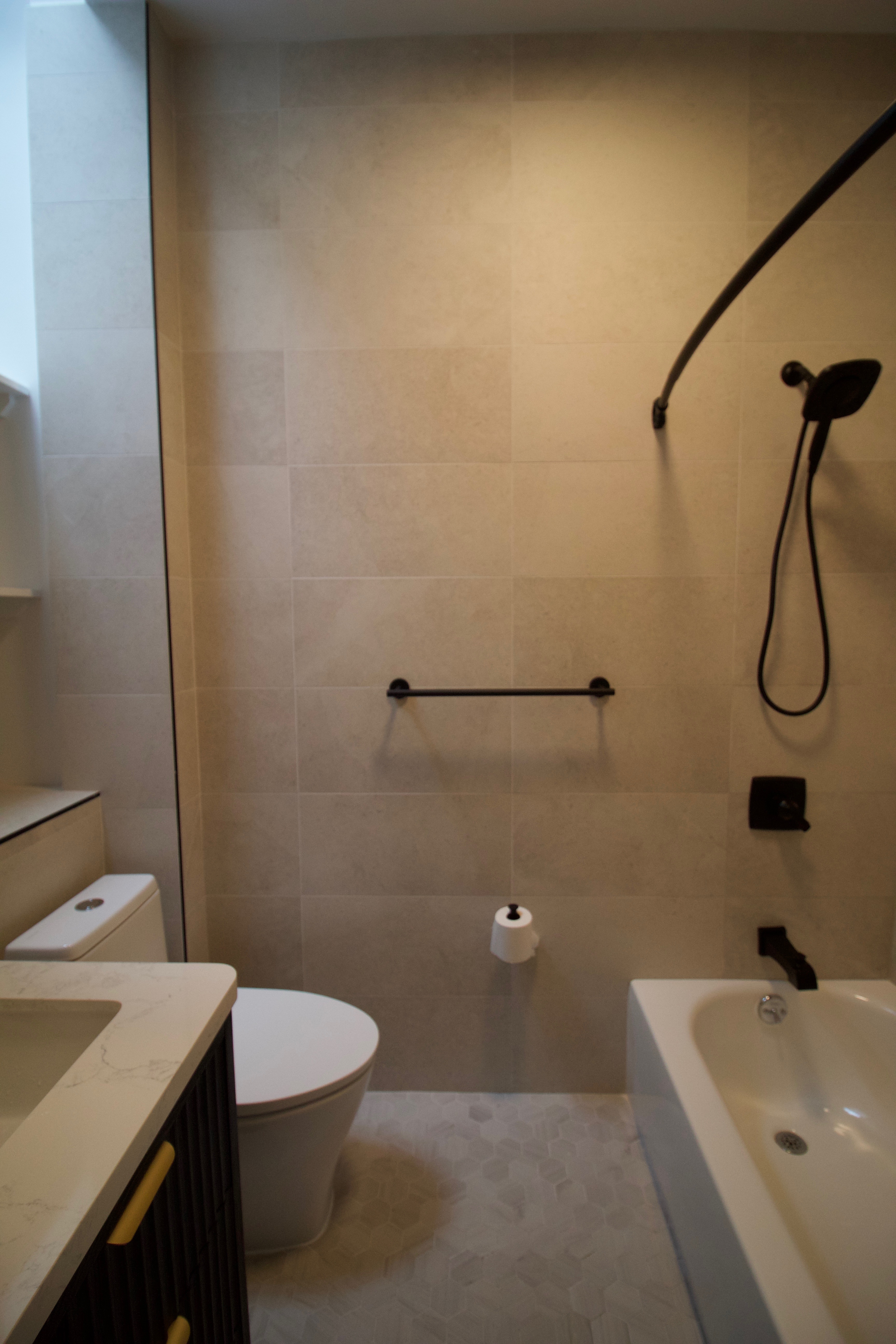 403 Caton Avenue, Unit 3 Brooklyn, NY 11218 - Photo 31 of 31 a bathroom with a sink a toilet and shower