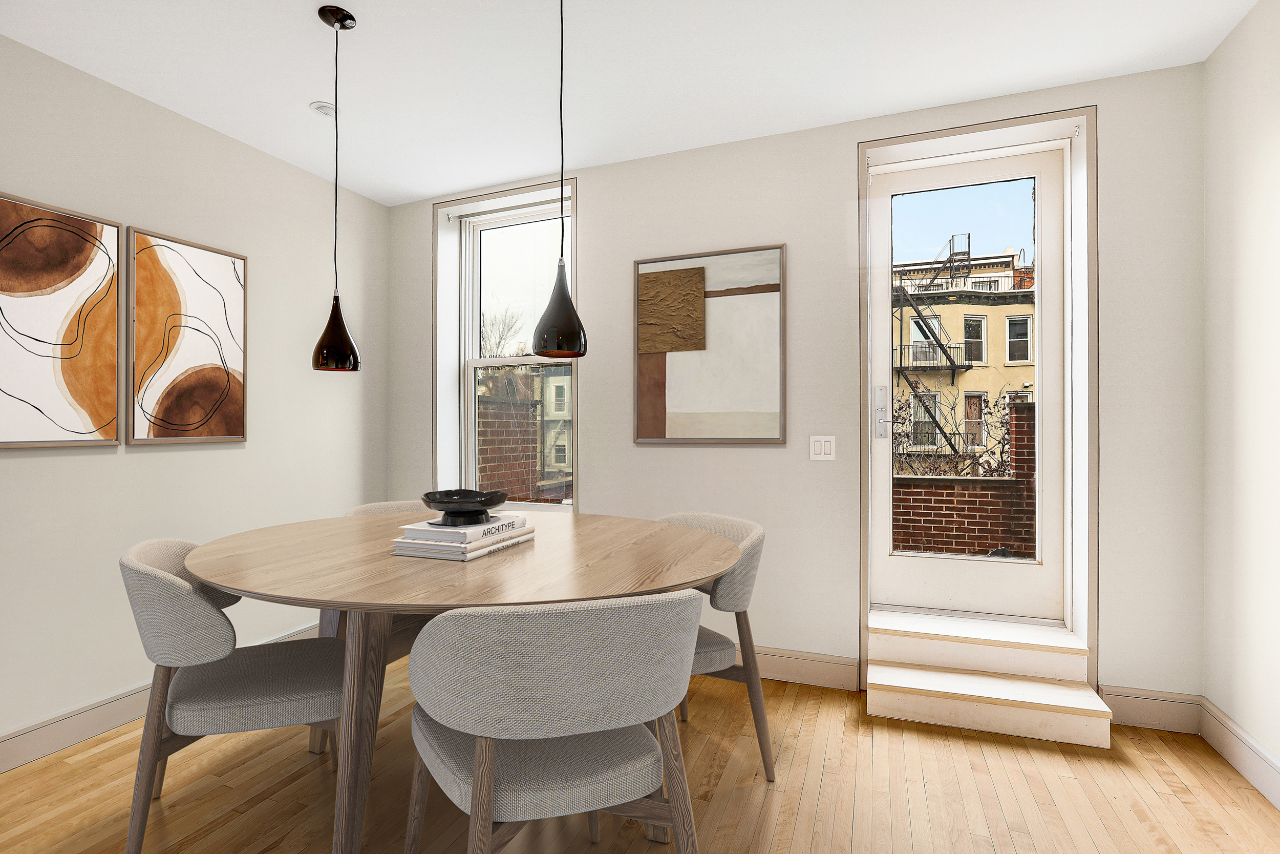 187 President Street, Unit 2 Brooklyn, NY 11231 - Photo 7 of 17 a dining room with furniture and window