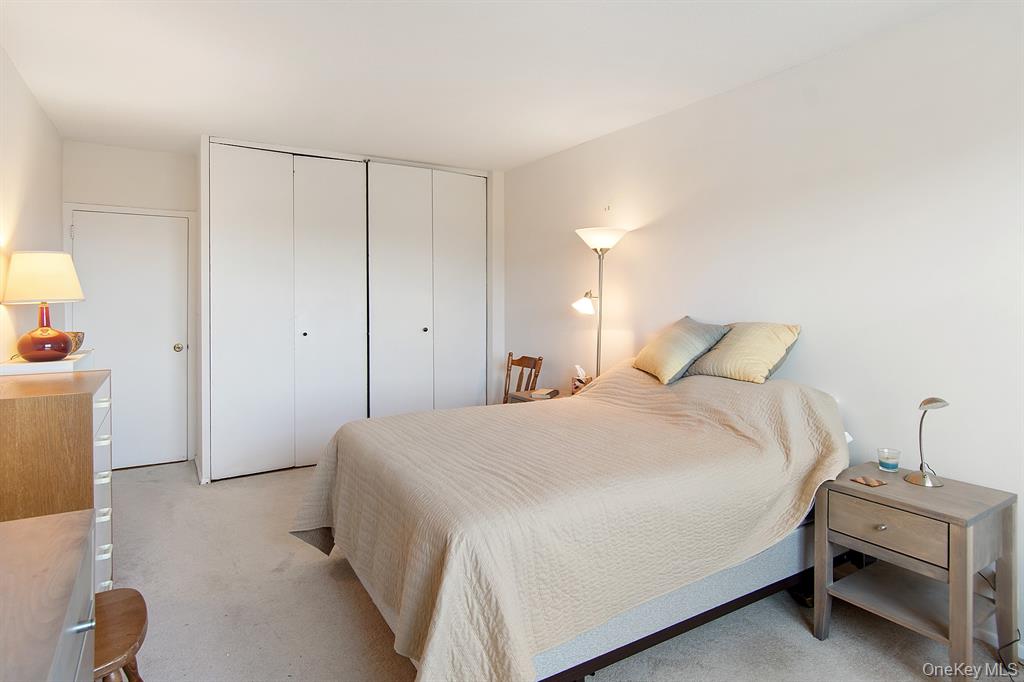 2400 Johnson Avenue, Unit 3B Bronx, NY 10463 - Photo 16 of 28 a bedroom with a bed and a closet