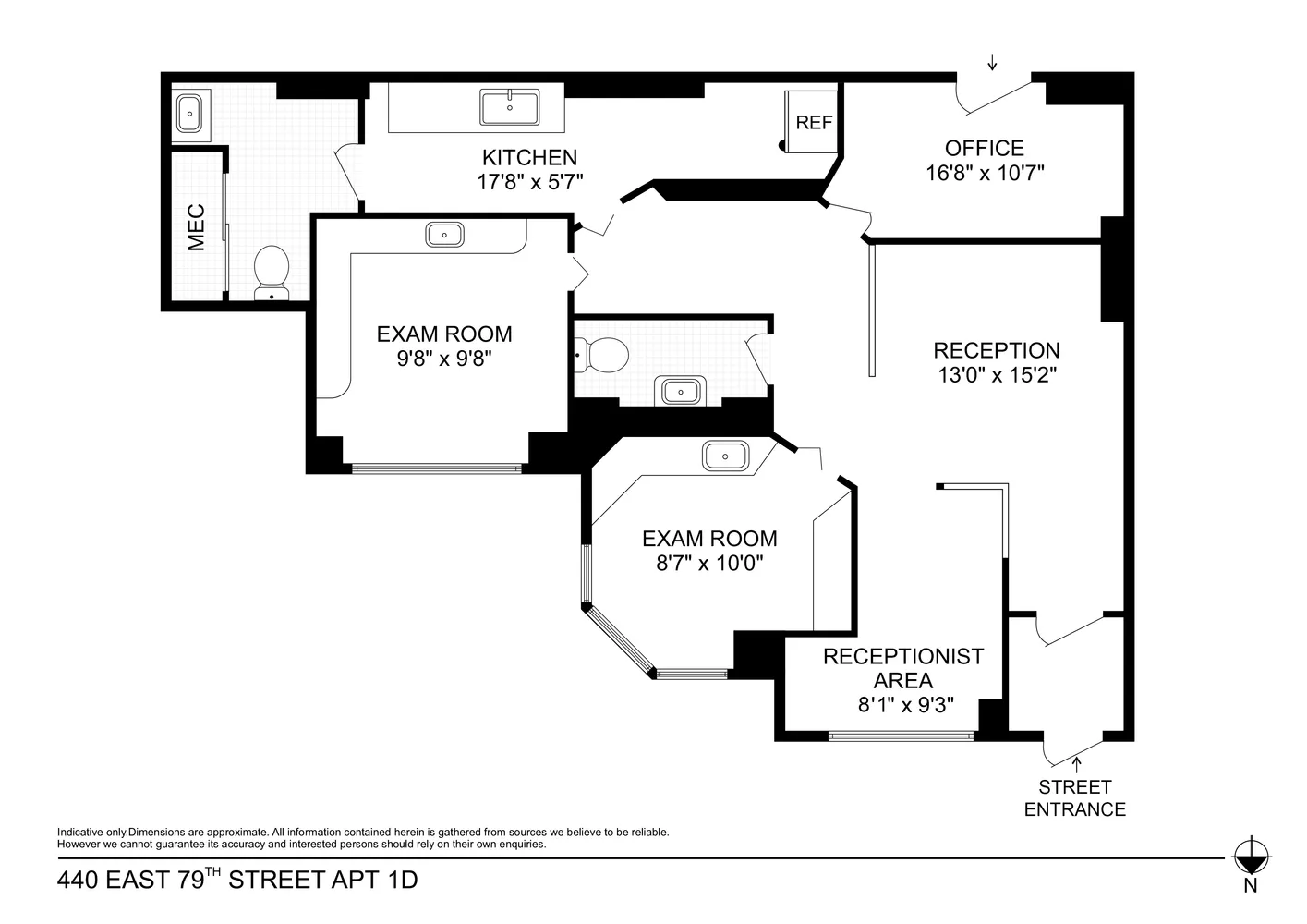 $550,000 | 440 East 79th Street, Unit 1D | Upper East Side