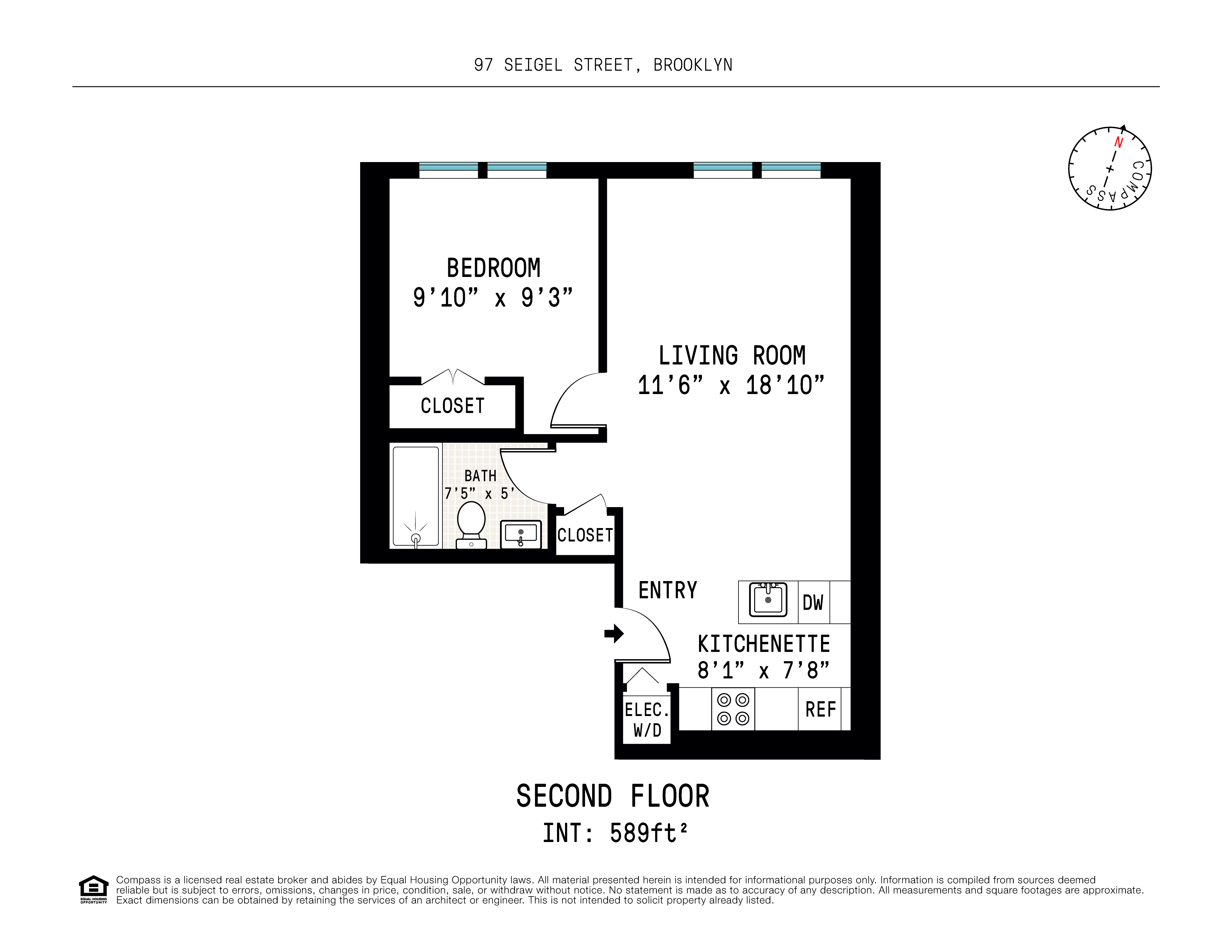 97 Seigel Street, Unit 2R Brooklyn, NY 11206 - Photo 7 of 7 unknown