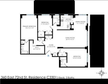 $2,100,000 | 360 East 72nd Street, Unit C3001 | Lenox Hill