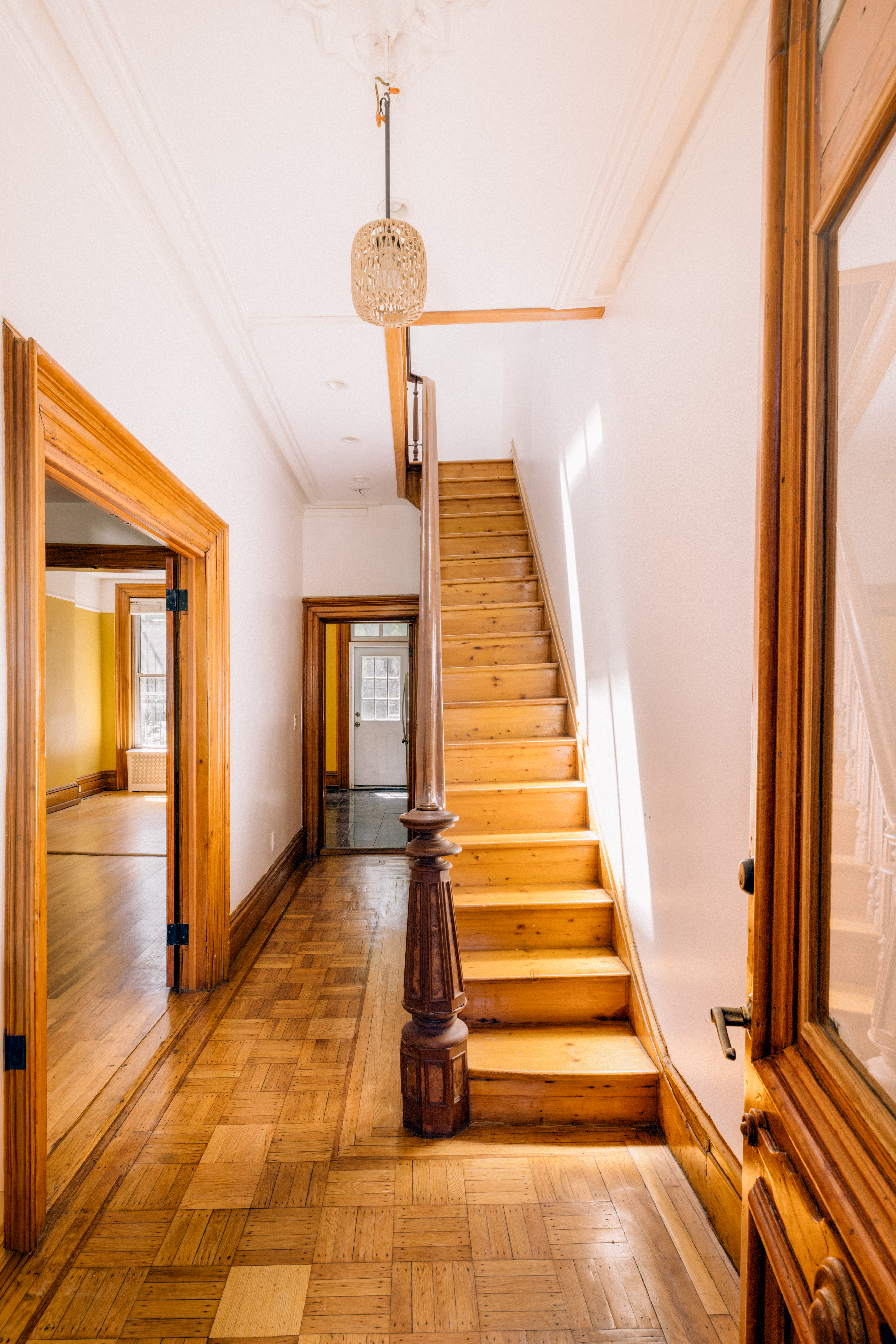 590 Monroe Street Brooklyn, NY 11221 - Photo 19 of 35 a view of entryway and hall with wooden floor