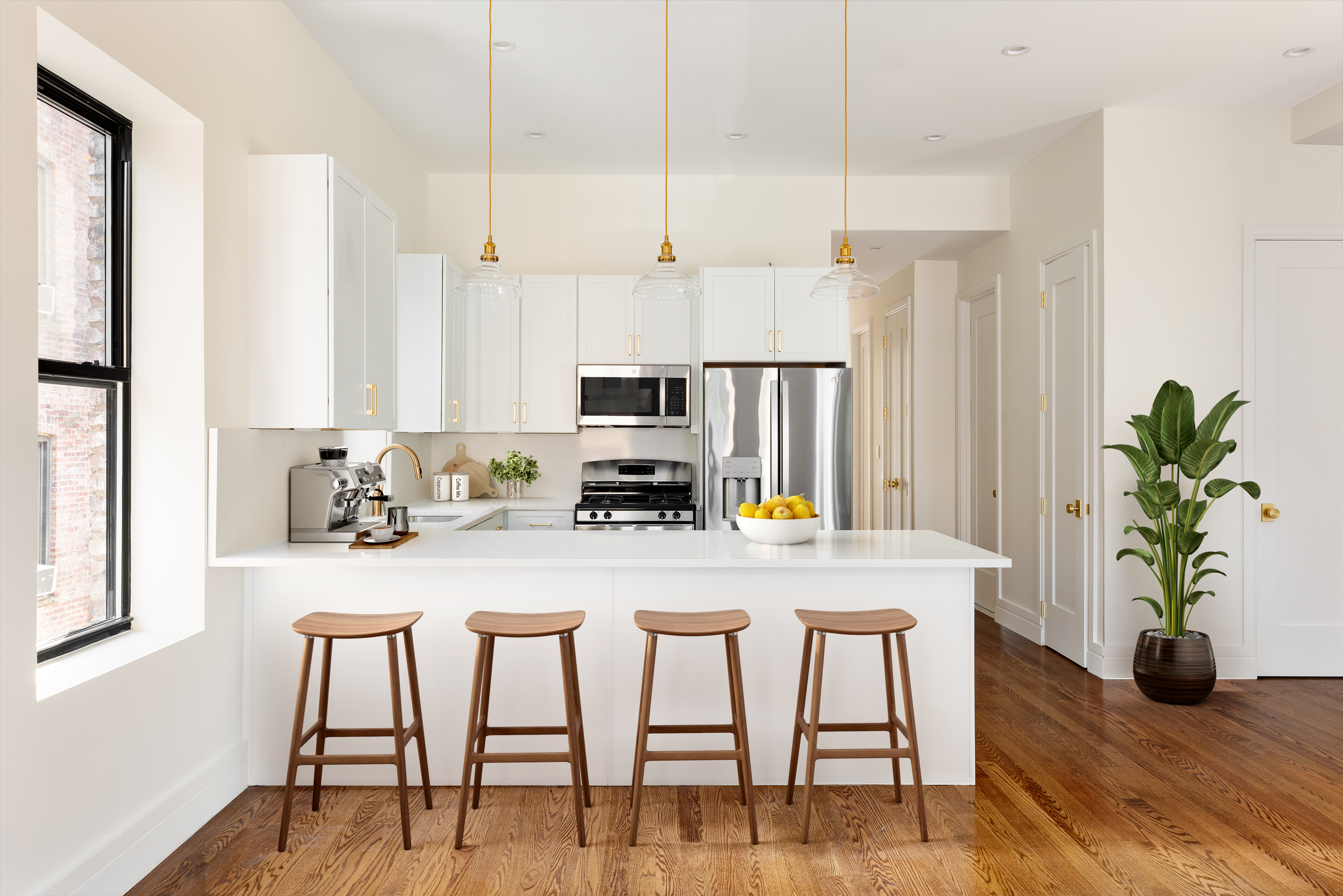 282 Buffalo Avenue, Unit 2 Brooklyn, NY 11213 - Photo 2 of 10 a view of kitchen with furniture and wooden floor