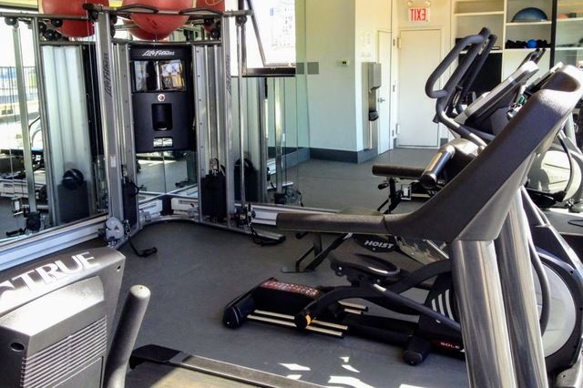 260 West Broadway, Unit 10D Manhattan, NY 10013 - Photo 17 of 20 a view of a room with gym equipment