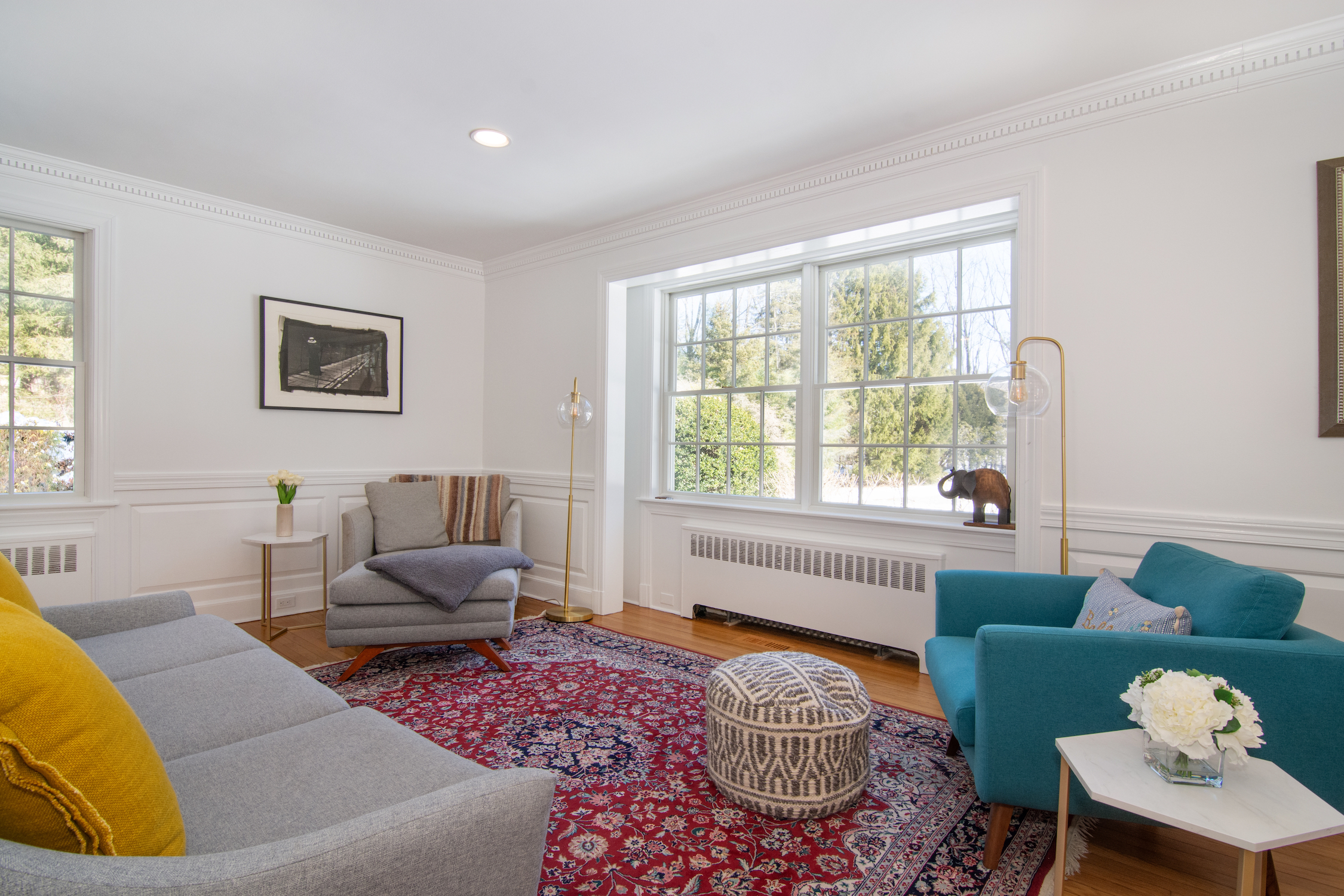 41 Harris Road Katonah, NY 10536 - Photo 15 of 48 a living room with furniture and a window