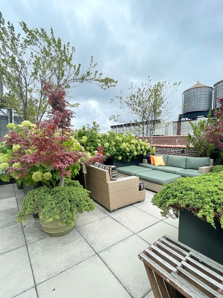 140 West 22nd Street, Unit 4C Manhattan, NY 10011 - Photo 15 of 16 a view of a garden with plants
