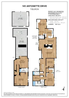 $2,895,000 | 145 Antonette Drive, TIburon, CA 94920