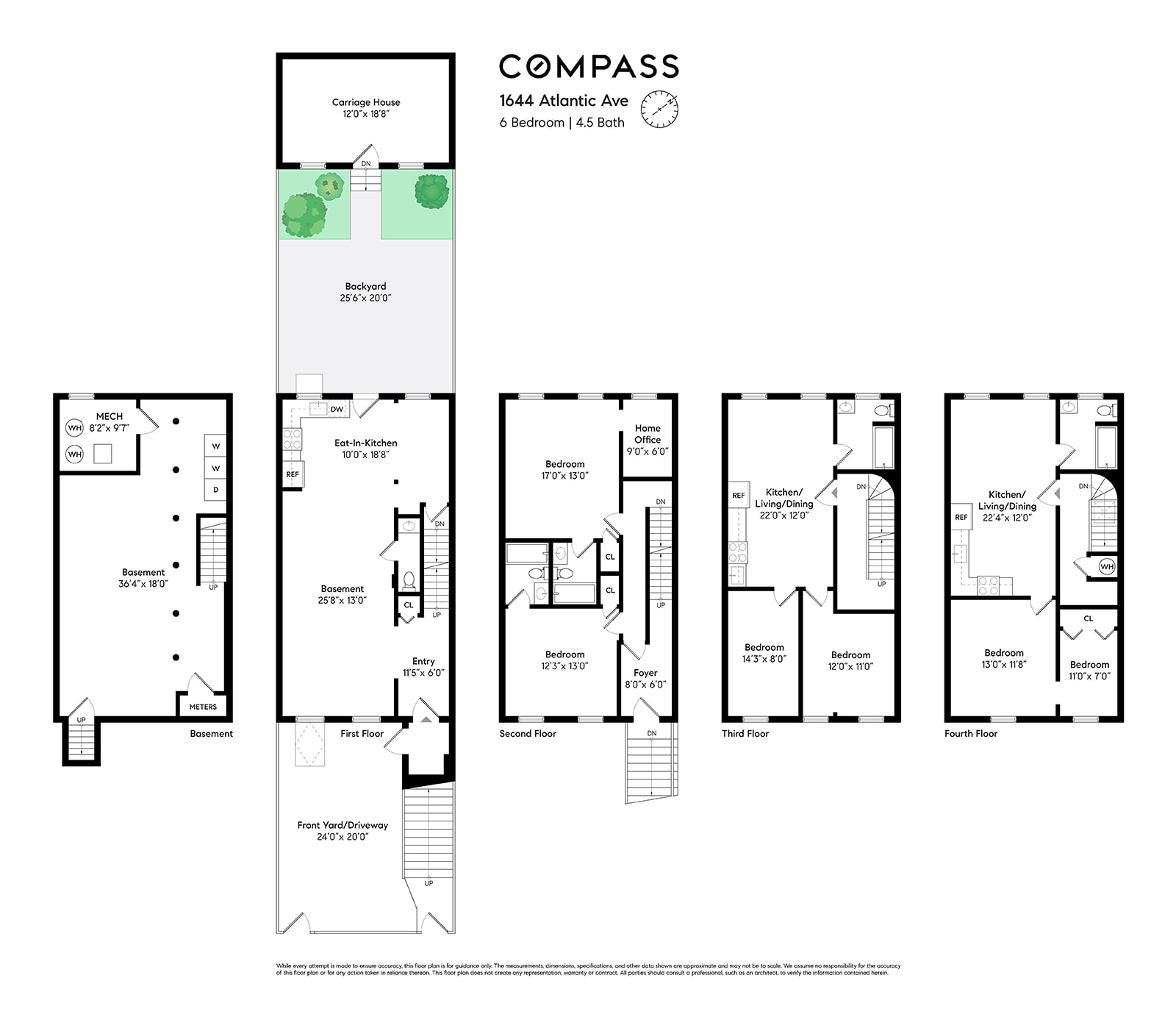 1644 Atlantic Avenue Brooklyn, NY 11213 - Photo 17 of 17 a picture of a floor plan