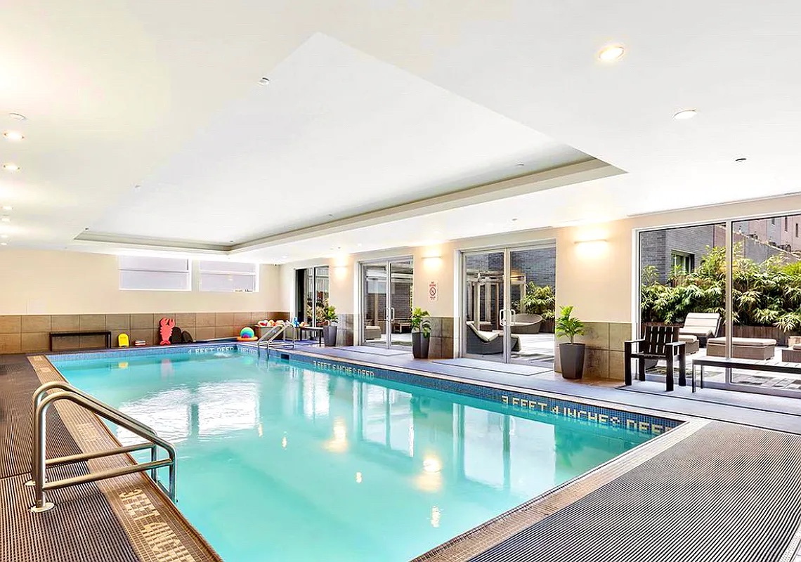 80 Metropolitan Avenue, Unit 2L Brooklyn, NY 11249 - Photo 4 of 5 a view of a swimming pool with outdoor seating