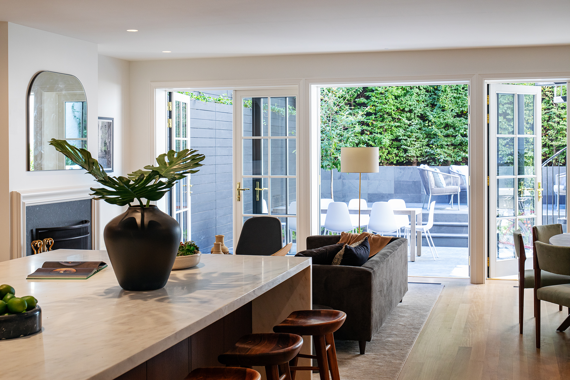 334 West 20th Street Manhattan, NY 10011 - Photo 7 of 17 a view of a living room and dining room