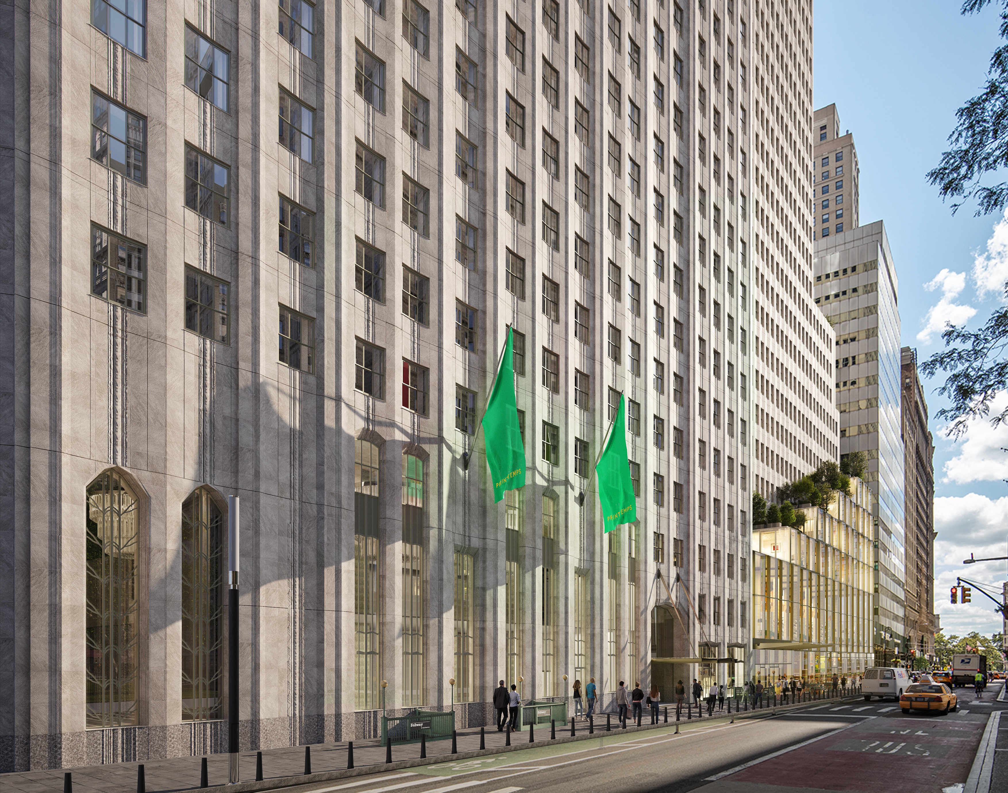 1 Wall Street, Unit 2512 Manhattan, NY 10005 - Photo 30 of 31 a view of a building with a street