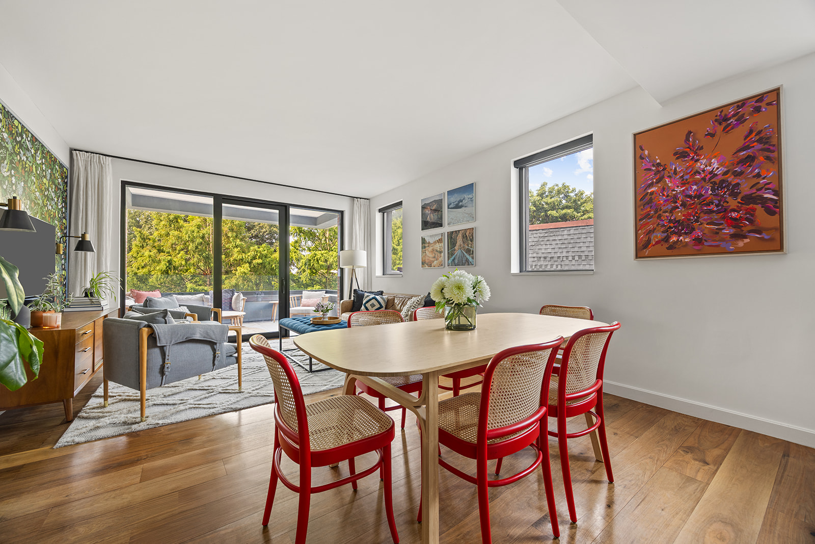305 23rd Street, Unit 3W Brooklyn, NY 11215 - Photo 5 of 21 a view of a dining room with furniture window and outside view