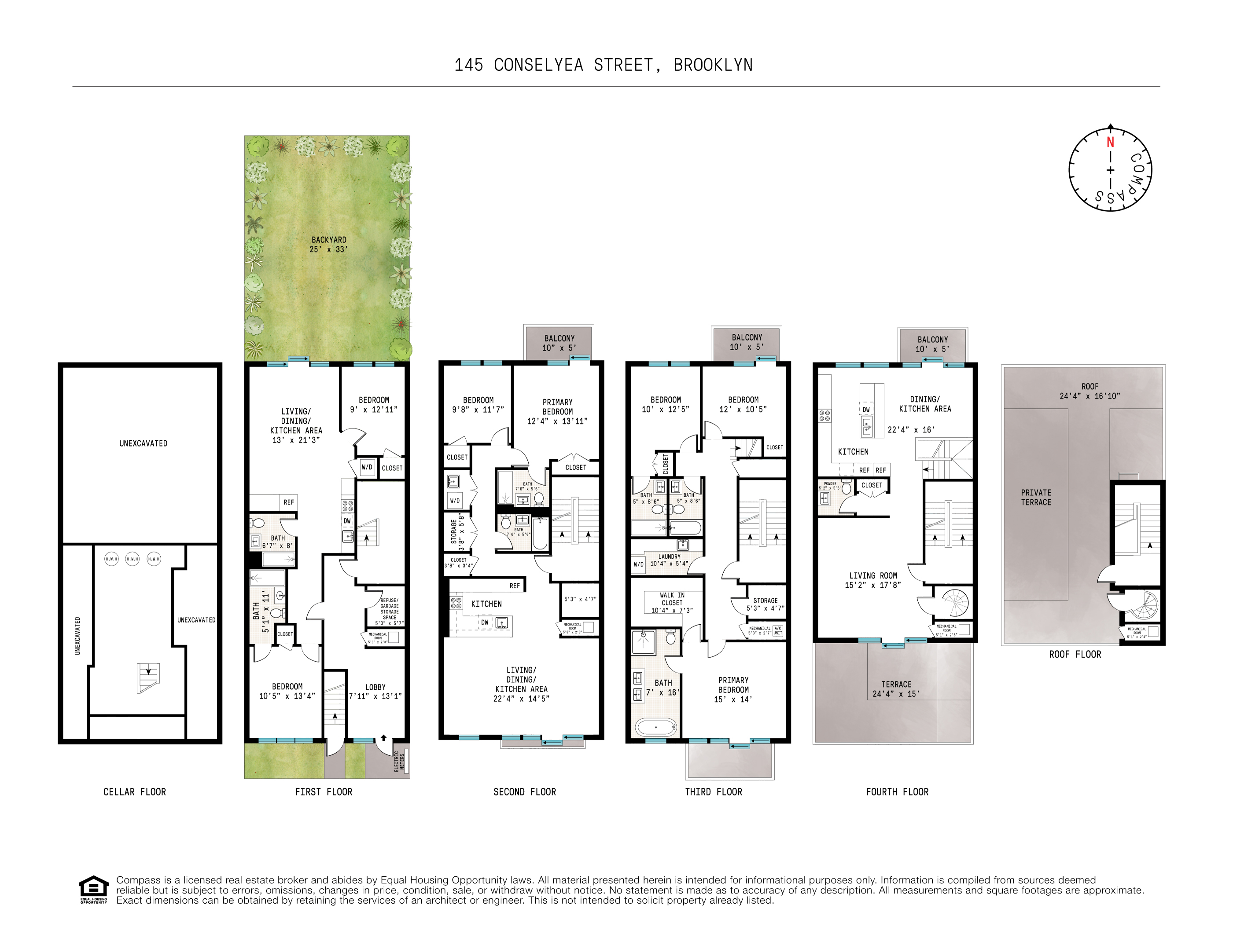 145 Conselyea Street Brooklyn, NY 11211 - Photo 15 of 15 a picture of a floor plan