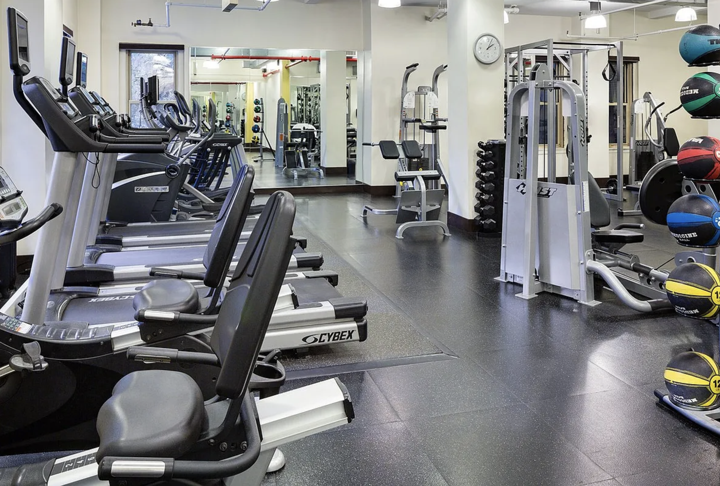 24 5th Avenue, Unit 1212 Manhattan, NY 10011 - Photo 6 of 9 a view of a room with gym equipment