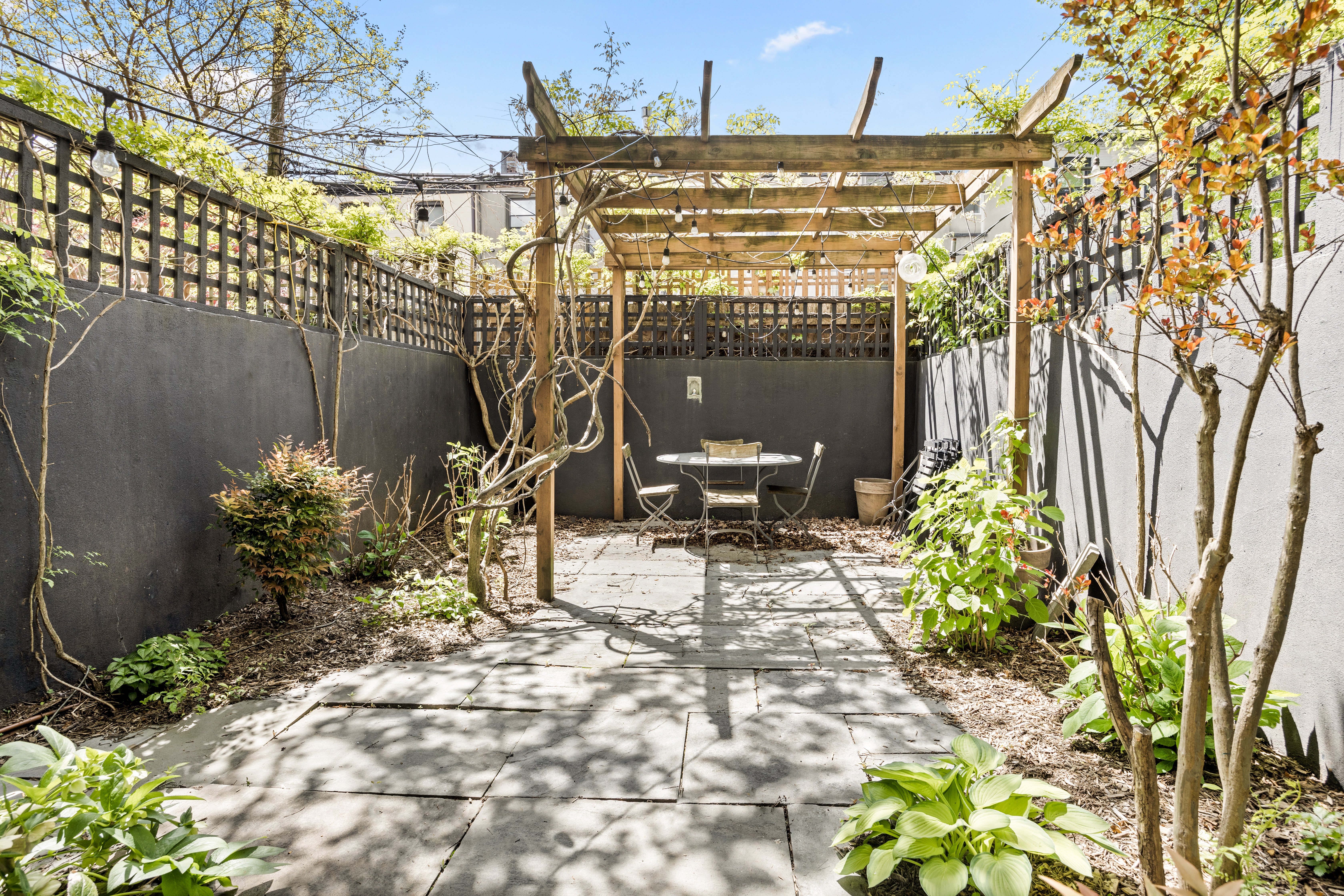 26 A 1st Street Brooklyn, NY 11231 - Photo 18 of 20 a view of a chairs and table in a backyard