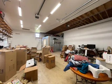 a view of storage and utility room