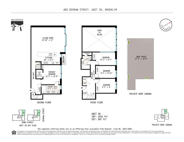 $2,825,000 | 480 Degraw Street, Unit 3D | Carroll Gardens