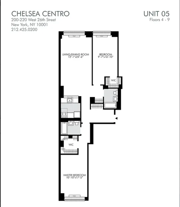 $8,595 | 200 West 26th Street, Unit 505 | Chelsea