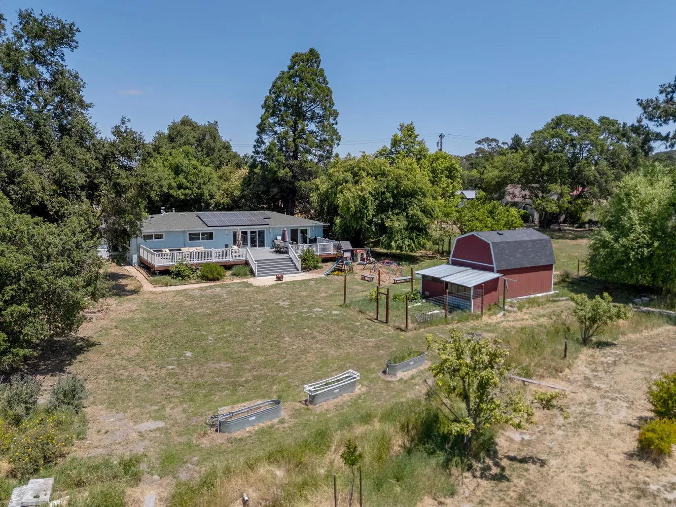 a view of a flower arrangement in a garden