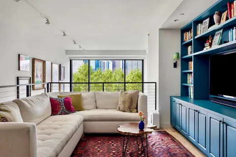 a book shelf with a book shelf