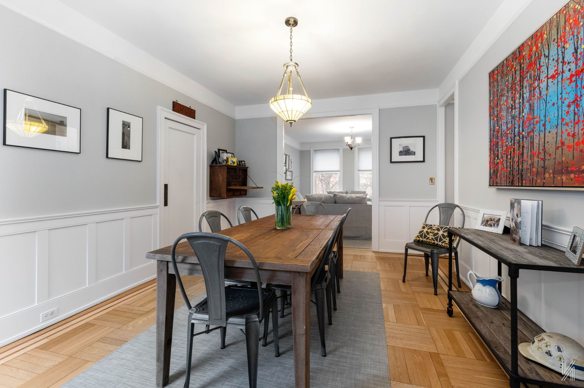 37-22 80th Street, Unit 31 Queens, NY 11372 - Photo 7 of 21 a view of a a dining room with furniture window and wooden floor