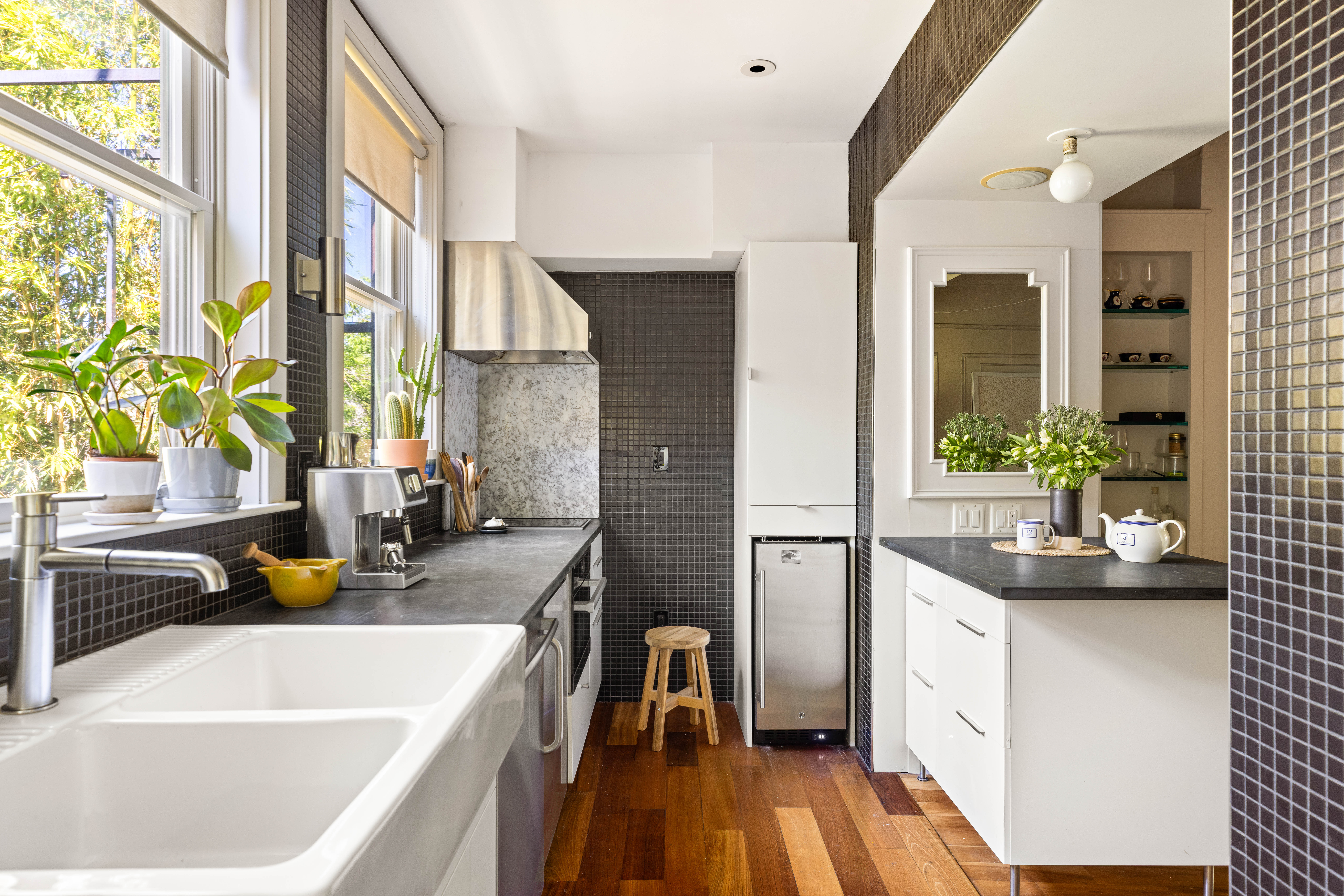 159 Coffey Street Brooklyn, NY 11231 - Photo 5 of 20 a kitchen with a sink a counter and cabinets
