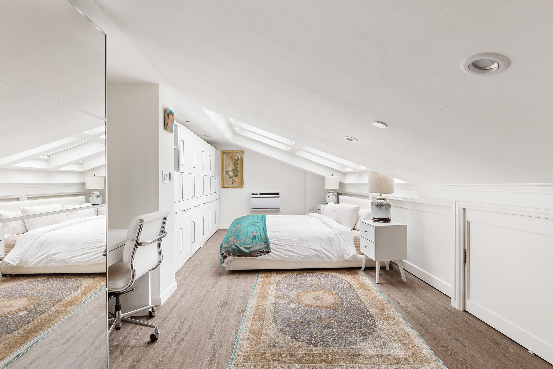 149 Conselyea Street, Unit 4B Brooklyn, NY 11211 - Photo 4 of 10 a living room with furniture and wooden floor
