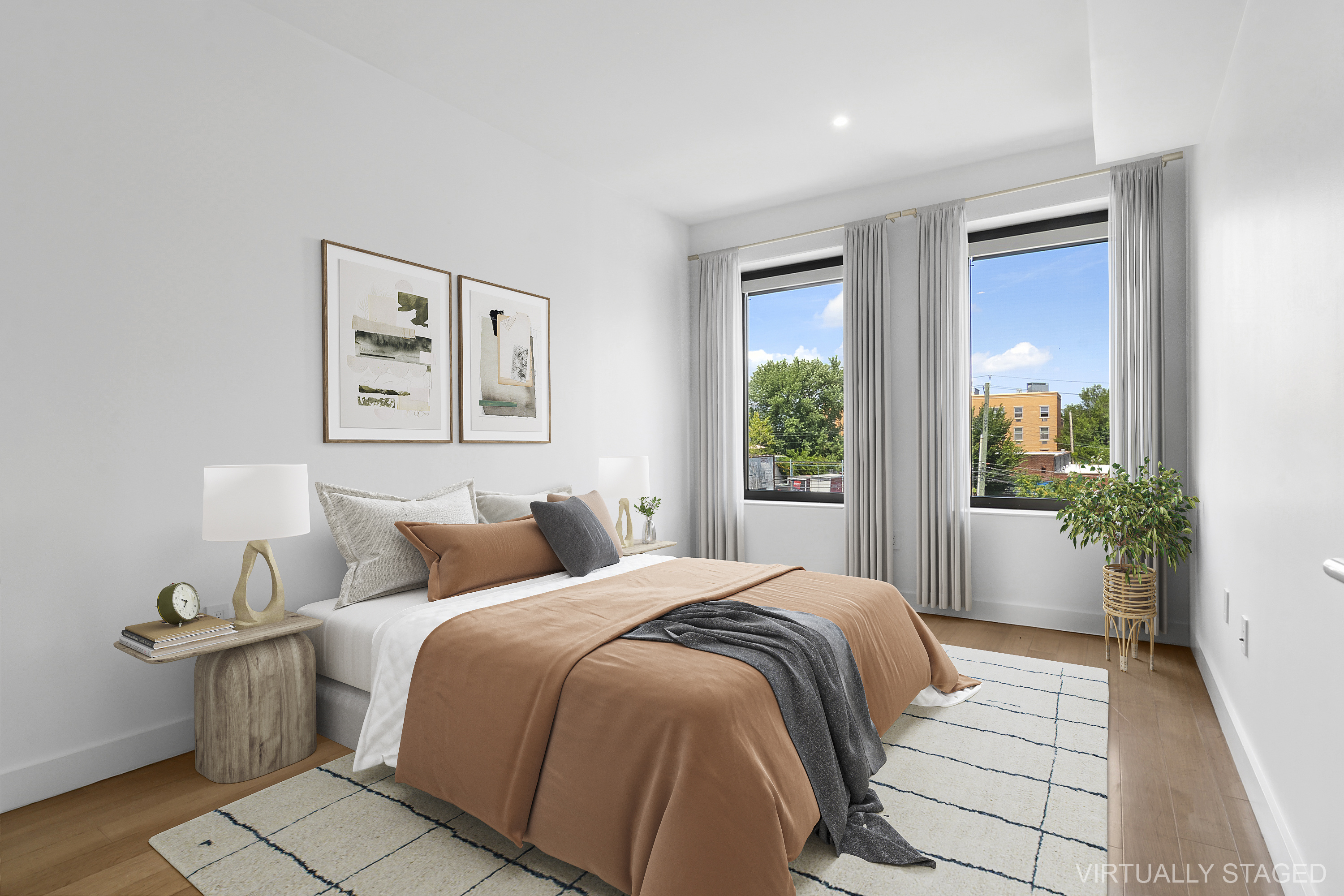 162 Beard Street, Unit 3 Brooklyn, NY 11231 - Photo 11 of 12 a bedroom with a bed and a painting on the wall