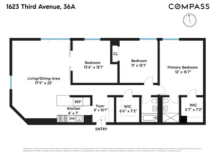 $1,850,000 | 1623 3rd Avenue, Unit 36A | Upper East Side