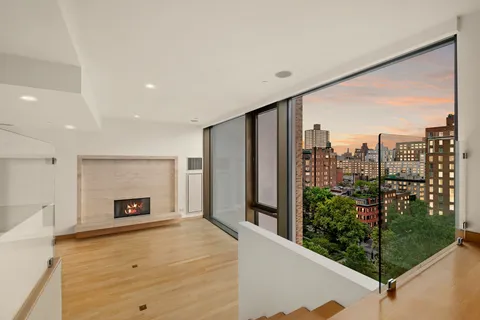 a view of a living room