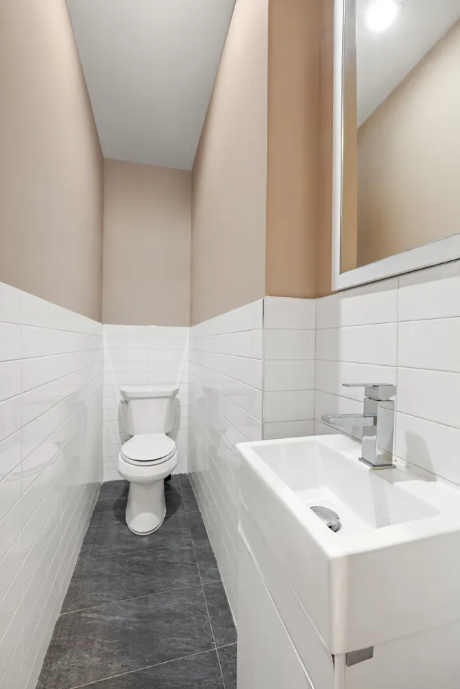 a bathroom with a sink and a toilet